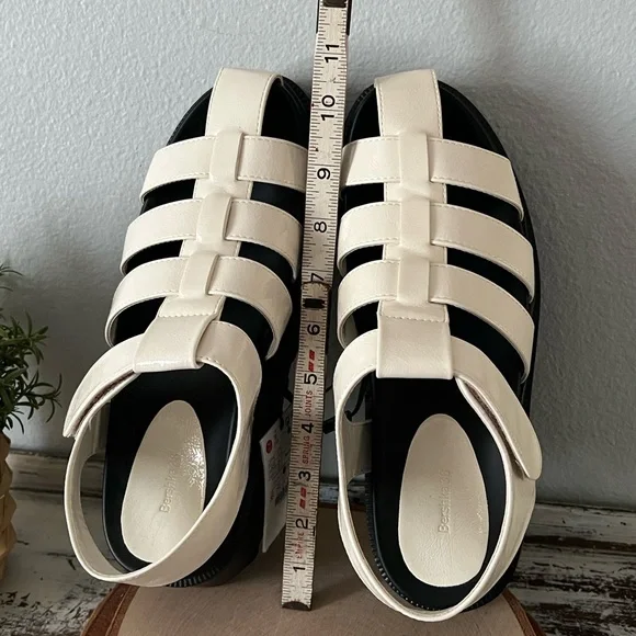 NEW Women's Y2K Lug Sole Fisherman Cage Sandals Fit As Size 9 EU 38 Bershka NWT - Picture 14 of 14